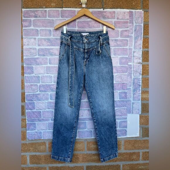 JONATHAN SIMKHAI STANDARD Theo Belted Pleated Straight size 27 - Picture 10 of 17